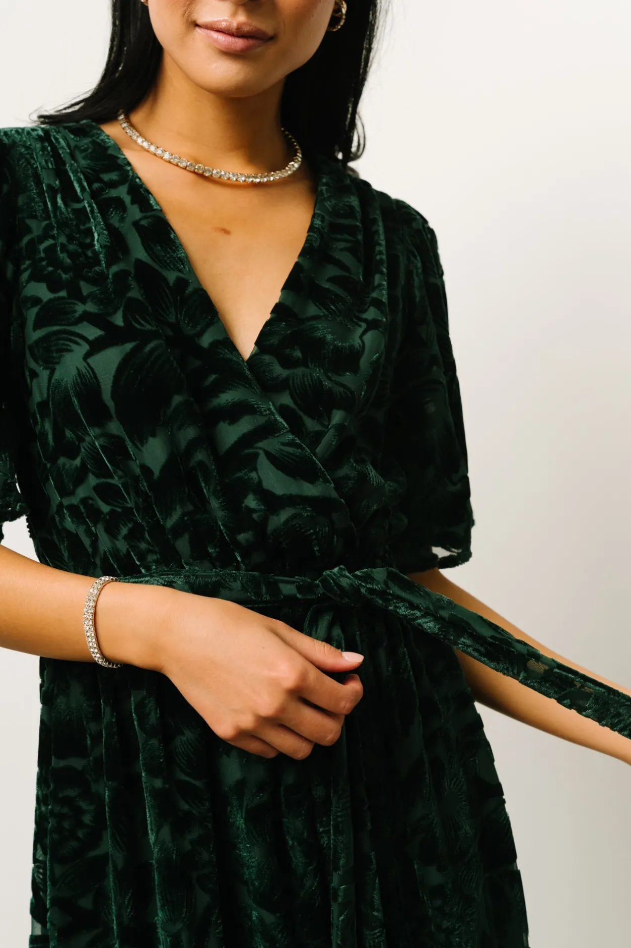 Best Baltic Born Uma Velvet Maxi Dress | Dark Green DarkGreen