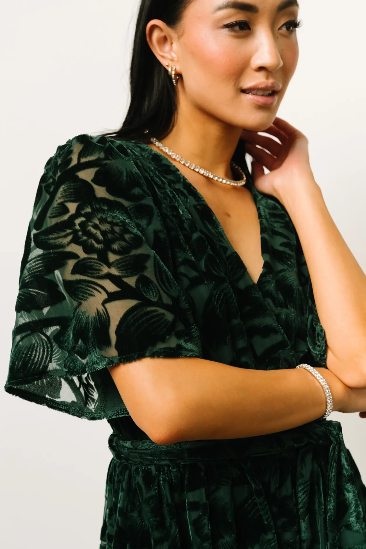 Best Baltic Born Uma Velvet Maxi Dress | Dark Green DarkGreen