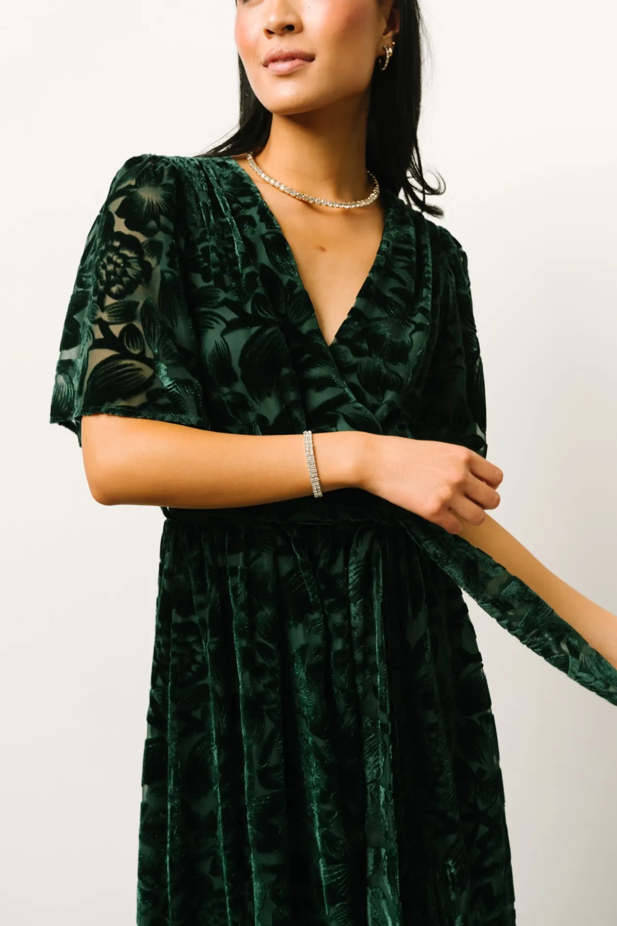 Best Baltic Born Uma Velvet Maxi Dress | Dark Green DarkGreen