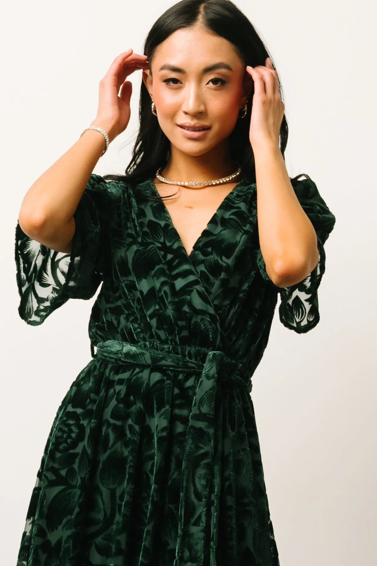 Best Baltic Born Uma Velvet Maxi Dress | Dark Green DarkGreen