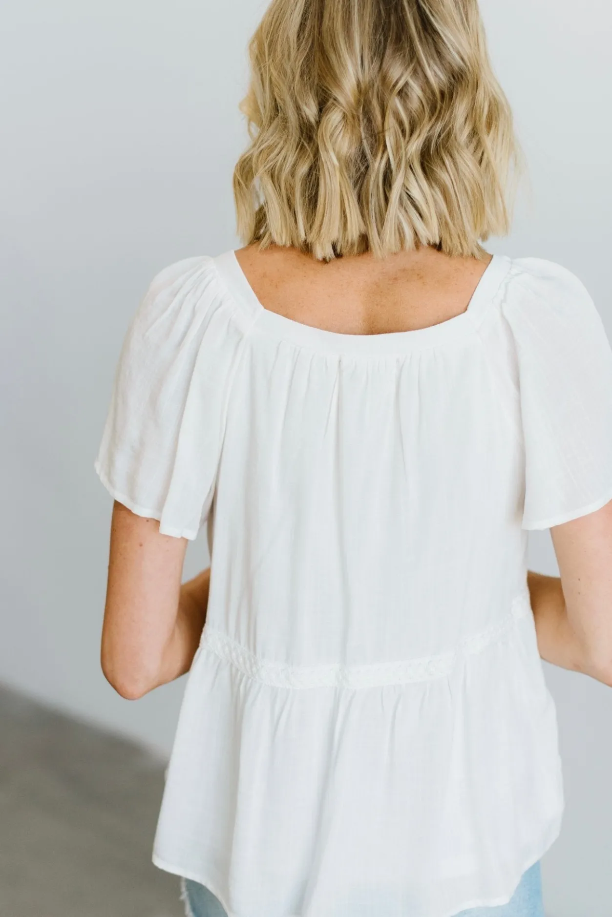 Online Baltic Born Unity Button Up Top | Off White OffWhite
