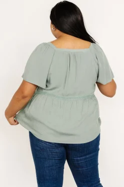 Sale Baltic Born Unity Button Up Top | Sage