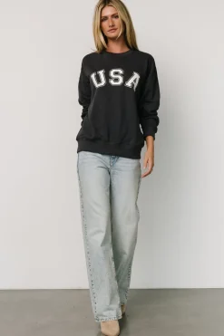 Best Baltic Born USA Oversized Sweatshirt | Navy