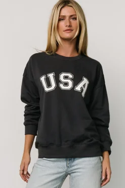 Best Baltic Born USA Oversized Sweatshirt | Navy