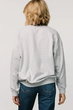 Online Baltic Born USA Oversized Sweatshirt | Heather Gray HeatherGray