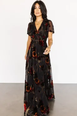 Best Baltic Born Valen Maxi Dress | Black Multi BlackMulti