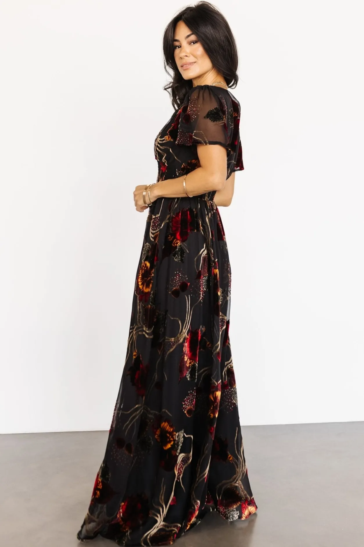 Best Baltic Born Valen Maxi Dress | Black Multi BlackMulti