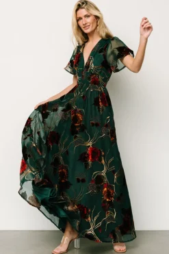 New Baltic Born Valen Maxi Dress | Jade Multi JadeMulti