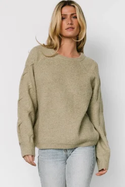 Hot Baltic Born Vancouver Sweater | Light Olive LightOlive