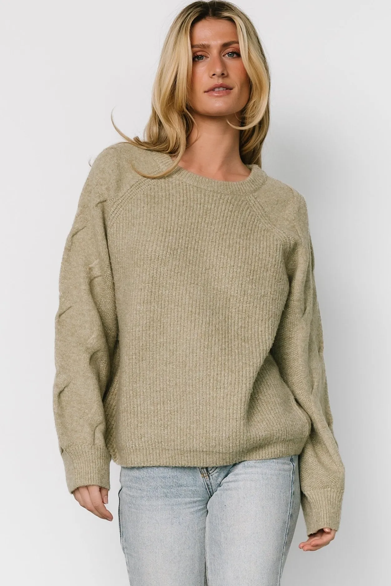 Hot Baltic Born Vancouver Sweater | Light Olive LightOlive