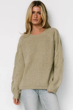 Hot Baltic Born Vancouver Sweater | Light Olive LightOlive