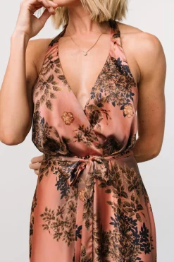 Sale Baltic Born Vasto Halter Maxi Dress | Vintage Rose Print VintageRosePrint