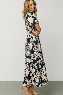 Discount Baltic Born Vera Maxi Dress | Navy Floral NavyFloral