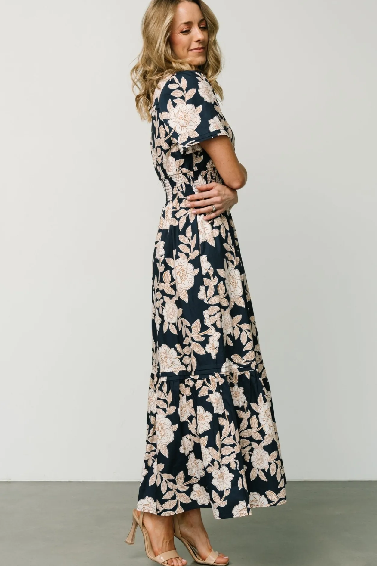 Discount Baltic Born Vera Maxi Dress | Navy Floral NavyFloral