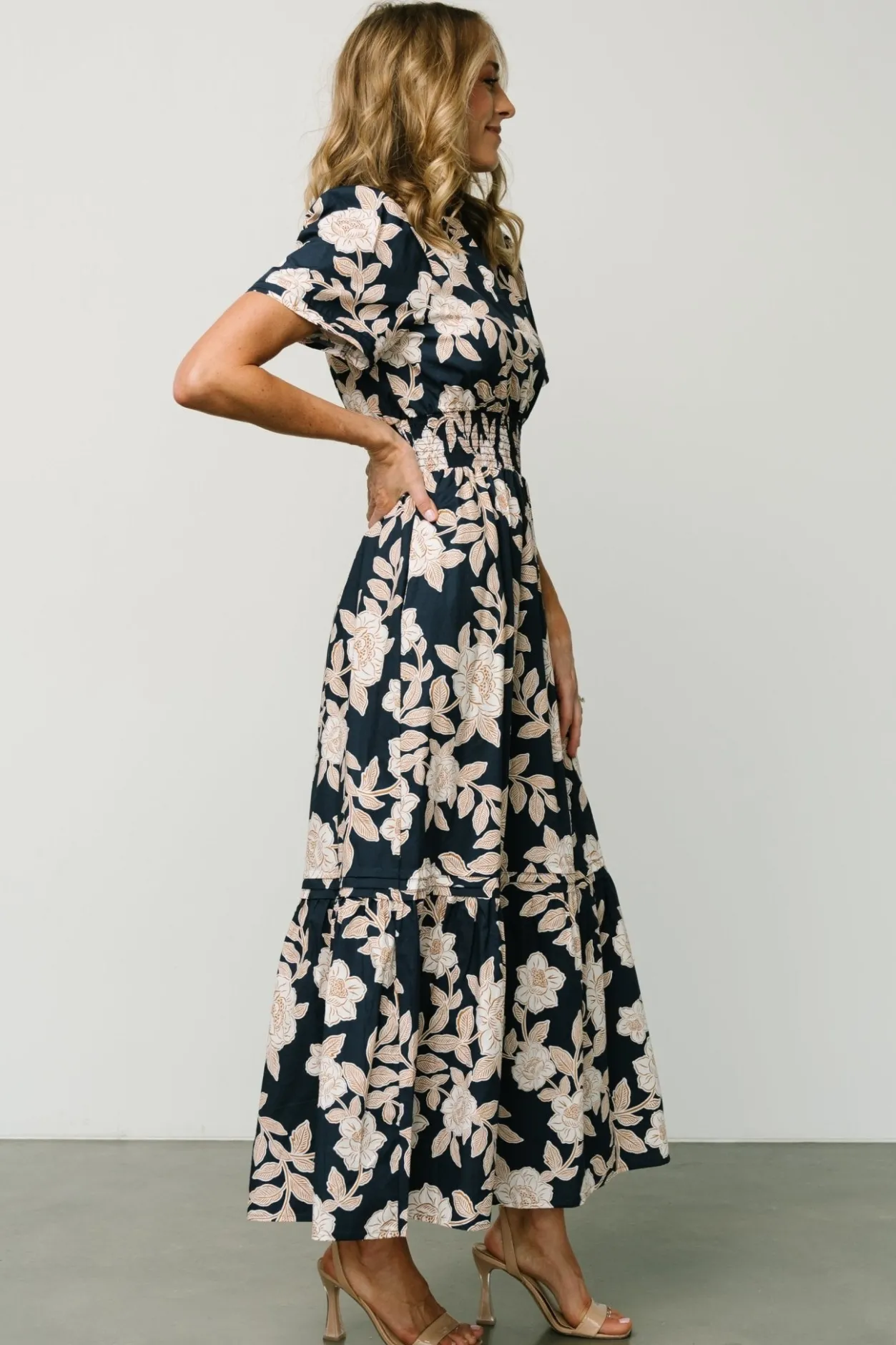Discount Baltic Born Vera Maxi Dress | Navy Floral NavyFloral