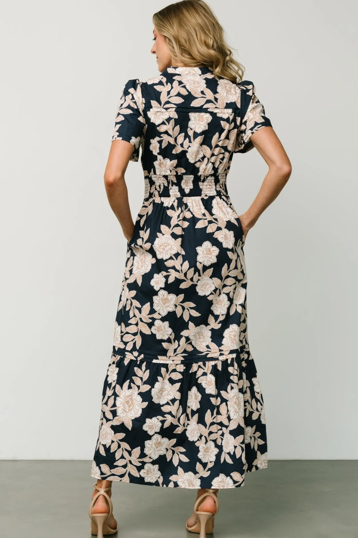 Discount Baltic Born Vera Maxi Dress | Navy Floral NavyFloral