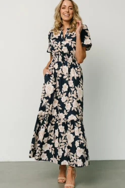Discount Baltic Born Vera Maxi Dress | Navy Floral NavyFloral
