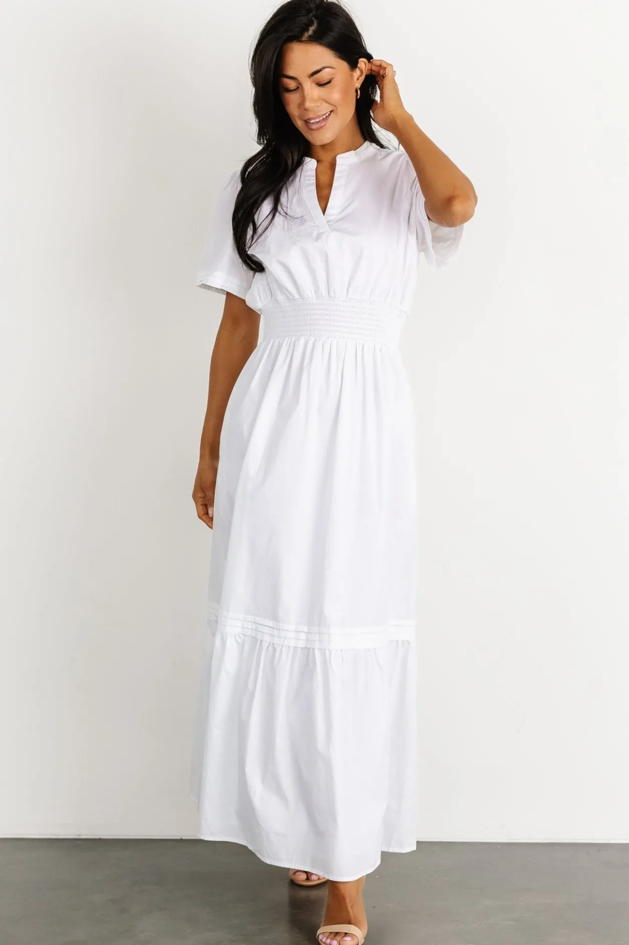 Sale Baltic Born Vera Maxi Dress | Off White OffWhite