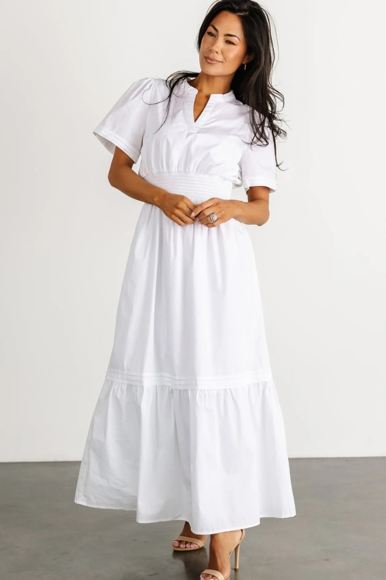 Sale Baltic Born Vera Maxi Dress | Off White OffWhite