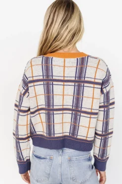 Outlet Baltic Born Verbier Sweater | Blue + Orange Blue+Orange