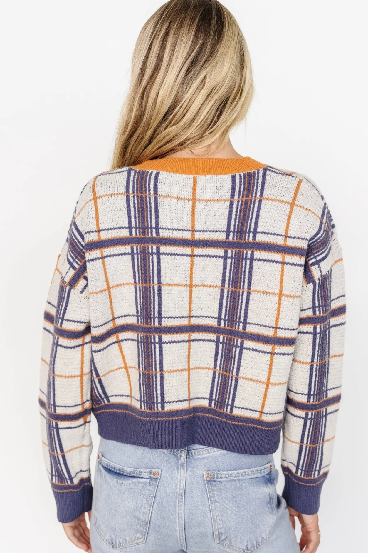 Outlet Baltic Born Verbier Sweater | Blue + Orange Blue+Orange