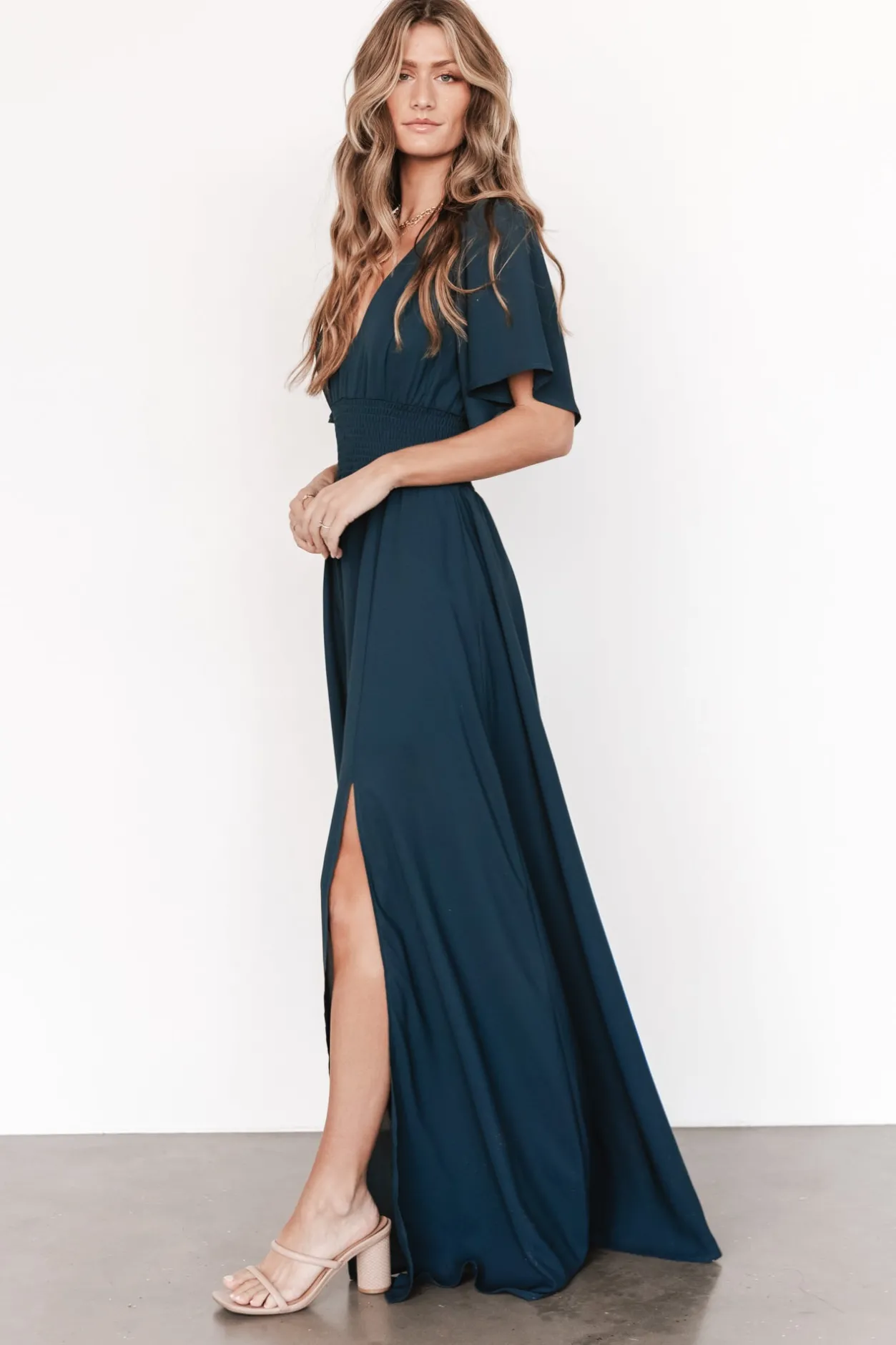 Sale Baltic Born Verona Smocked Maxi Dress | Topaz