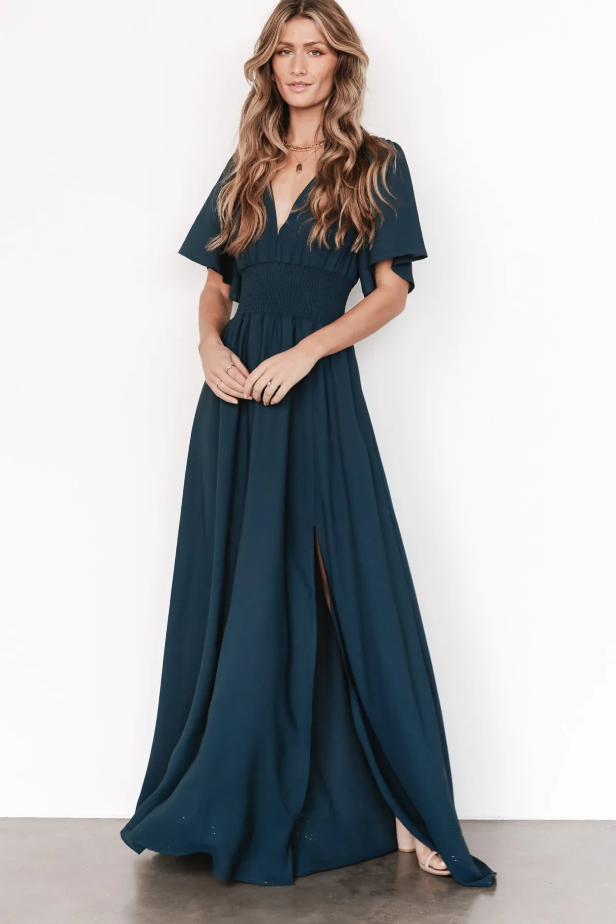 Sale Baltic Born Verona Smocked Maxi Dress | Topaz