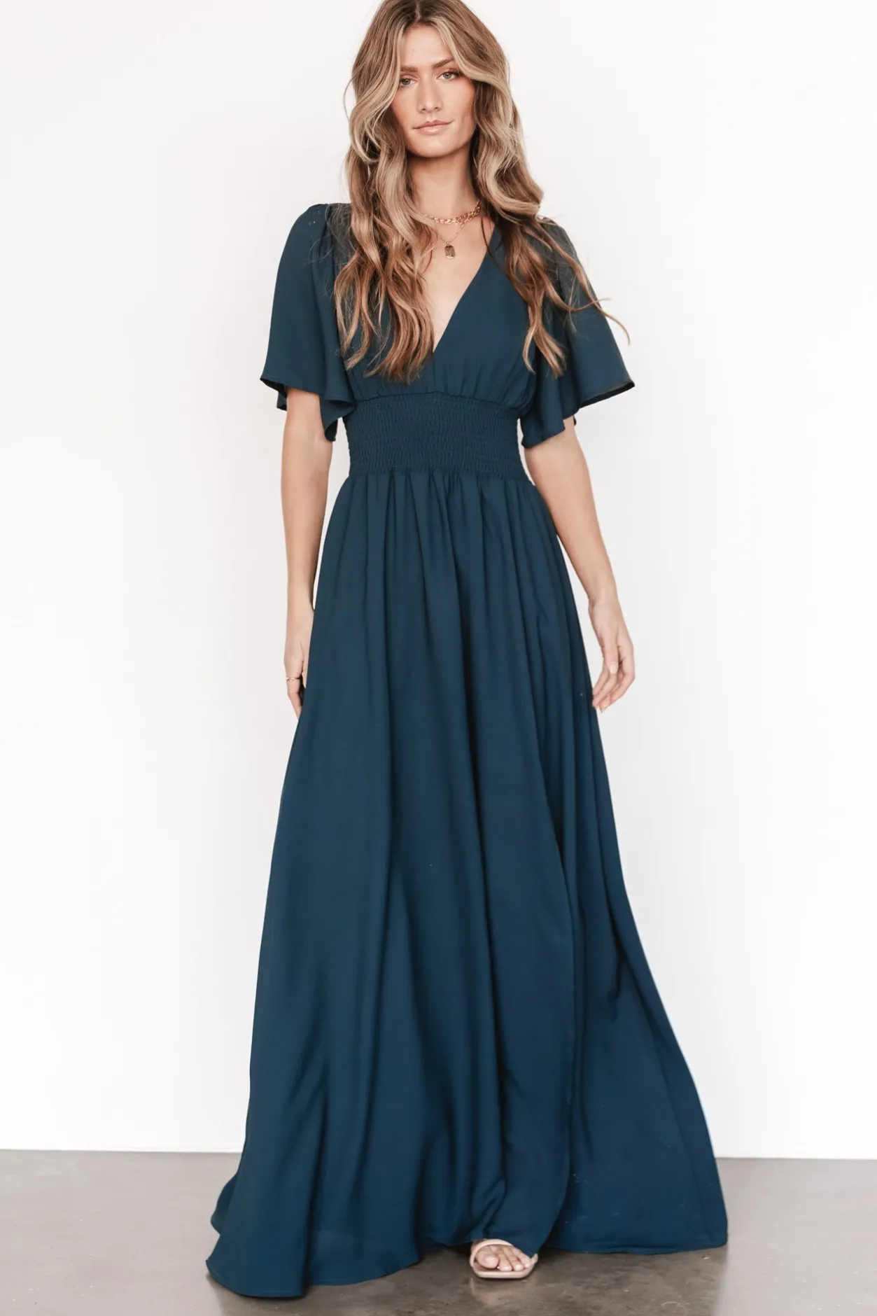 Sale Baltic Born Verona Smocked Maxi Dress | Topaz