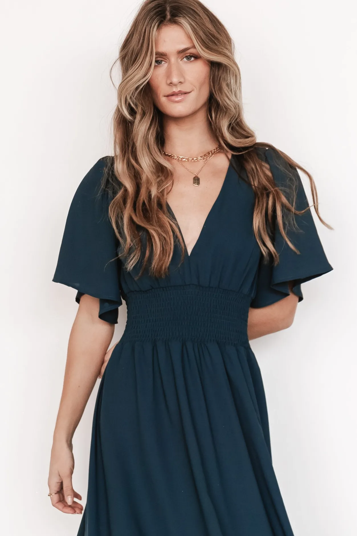Sale Baltic Born Verona Smocked Maxi Dress | Topaz