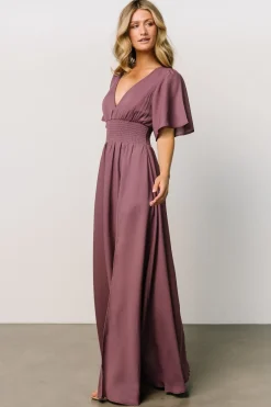 New Baltic Born Verona Smocked Maxi Dress | Vintage Plum VintagePlum