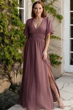 New Baltic Born Verona Smocked Maxi Dress | Vintage Plum VintagePlum