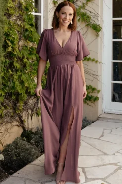 New Baltic Born Verona Smocked Maxi Dress | Vintage Plum VintagePlum