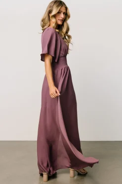 New Baltic Born Verona Smocked Maxi Dress | Vintage Plum VintagePlum