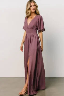 New Baltic Born Verona Smocked Maxi Dress | Vintage Plum VintagePlum
