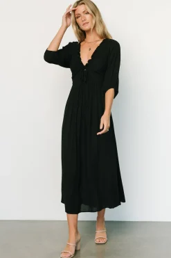 Clearance Baltic Born Vicki Midi Dress | Black