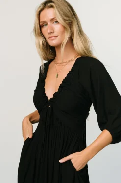 Clearance Baltic Born Vicki Midi Dress | Black