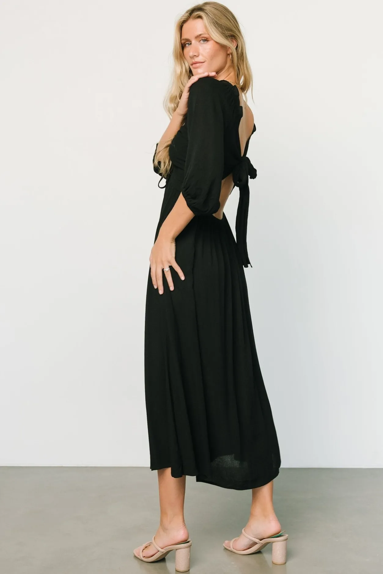 Clearance Baltic Born Vicki Midi Dress | Black
