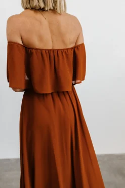 Fashion Baltic Born Victoria Off Shoulder Maxi Dress | Spice