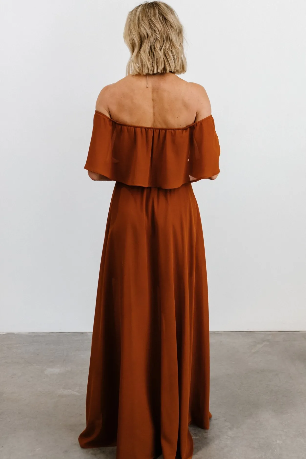Fashion Baltic Born Victoria Off Shoulder Maxi Dress | Spice