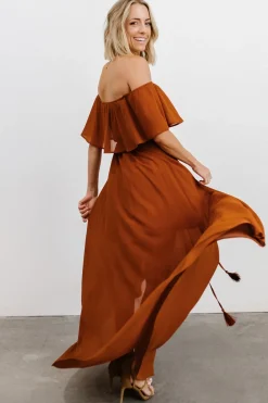 Fashion Baltic Born Victoria Off Shoulder Maxi Dress | Spice