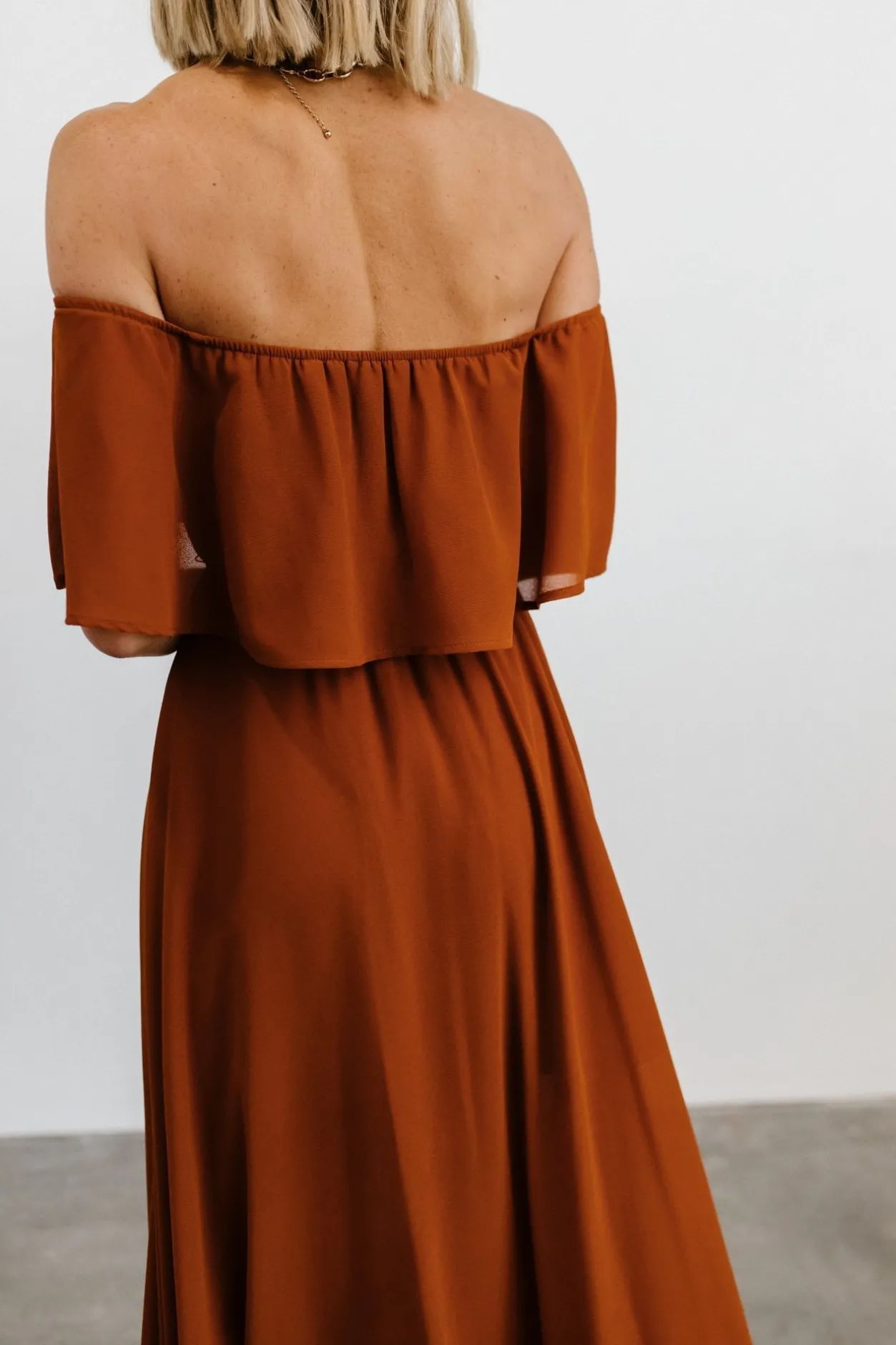 Fashion Baltic Born Victoria Off Shoulder Maxi Dress | Spice