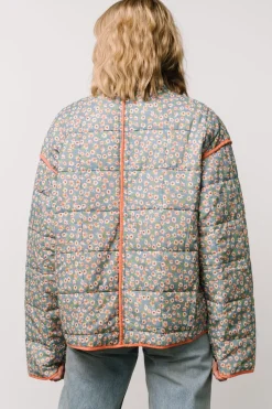Online Baltic Born Vida Jacket | Dusty Blue + Coral Floral DustyBlue+CoralFloral