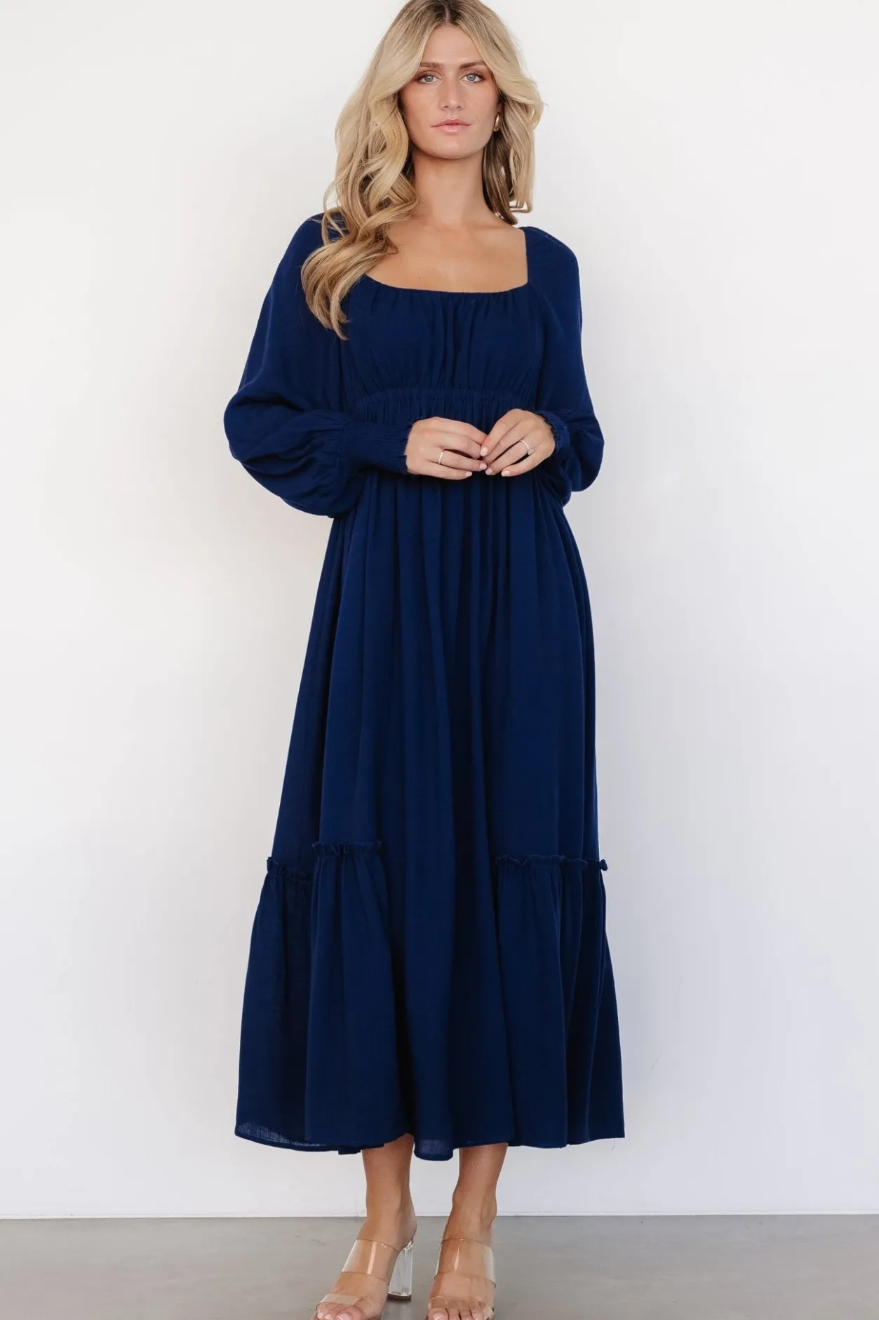 Fashion Baltic Born Vienna Long Sleeve Dress | Navy