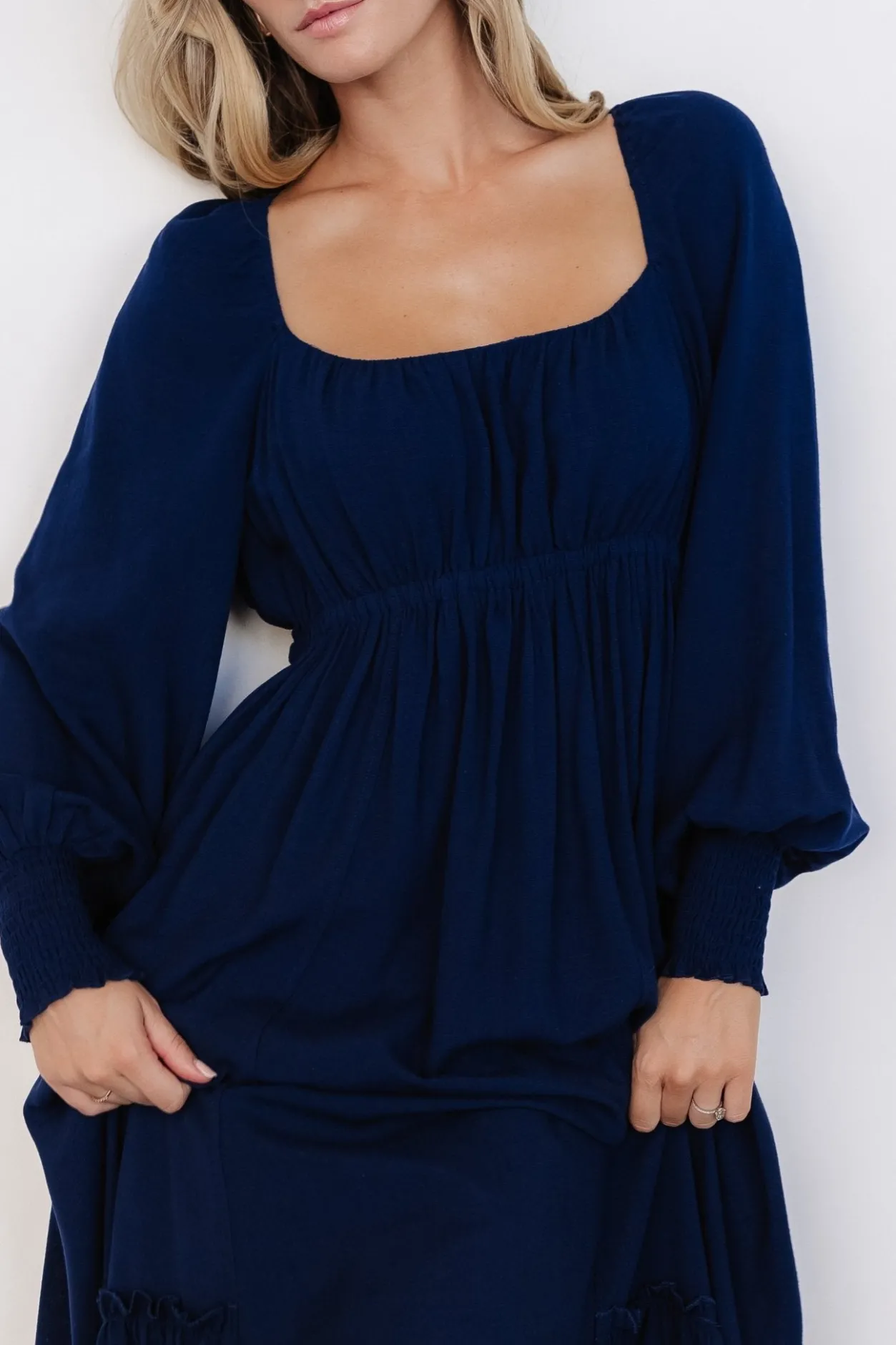 Fashion Baltic Born Vienna Long Sleeve Dress | Navy