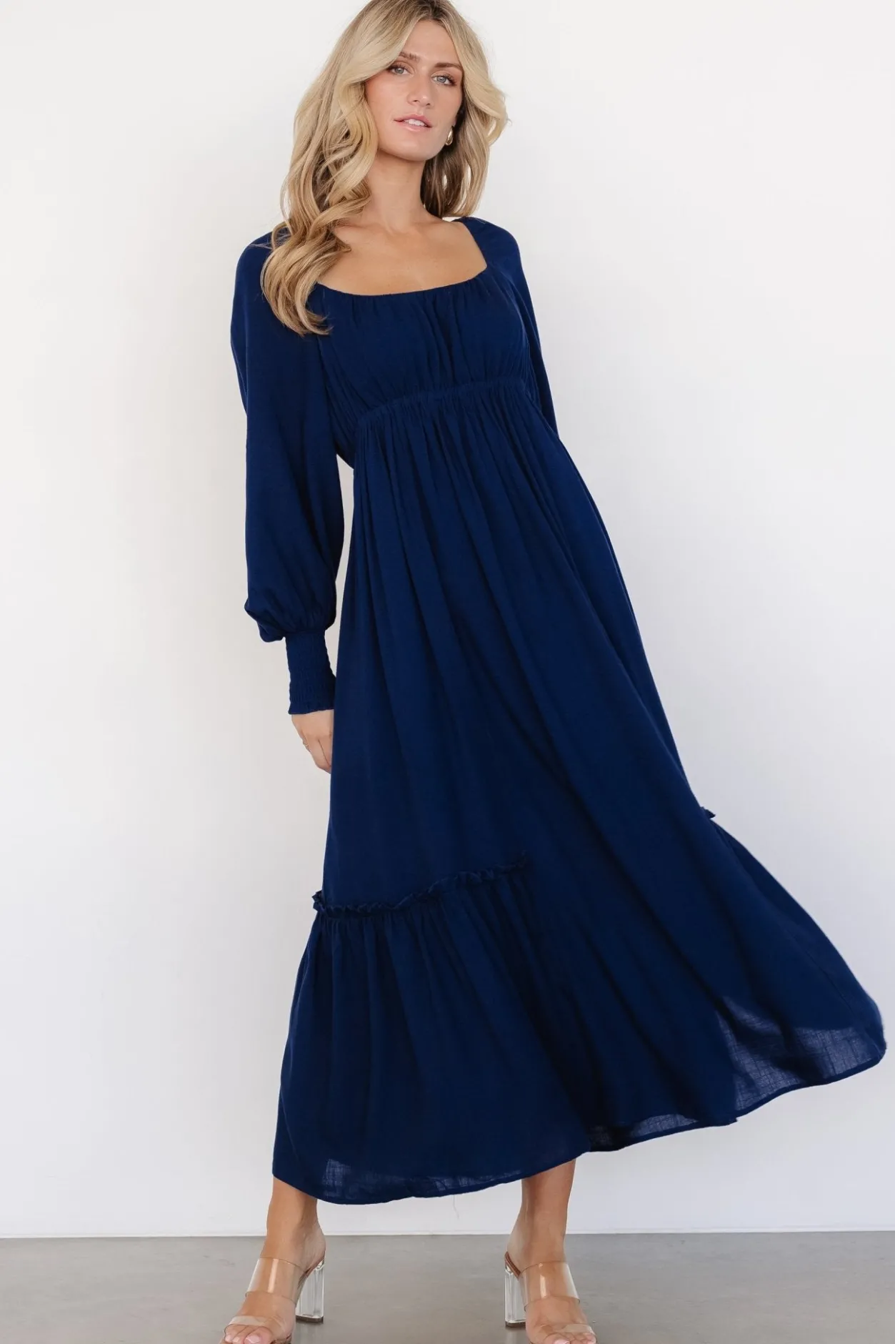 Fashion Baltic Born Vienna Long Sleeve Dress | Navy