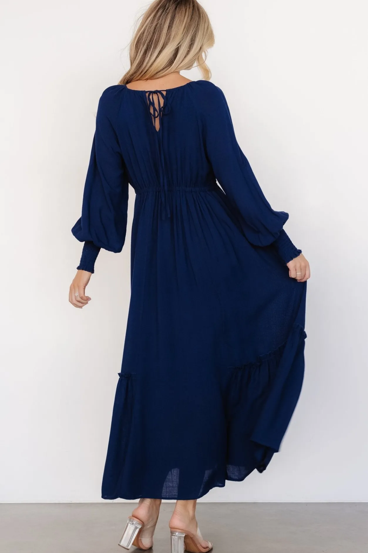 Fashion Baltic Born Vienna Long Sleeve Dress | Navy