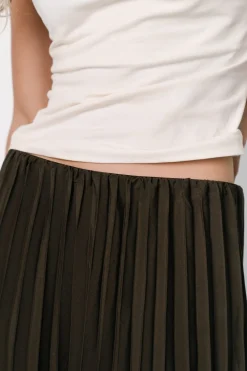 Discount Baltic Born Vinny Pleated Maxi Skirt | Charcoal