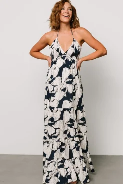 Sale Baltic Born Visalia Maxi Dress | Navy + White Navy+White