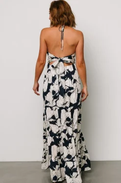 Sale Baltic Born Visalia Maxi Dress | Navy + White Navy+White
