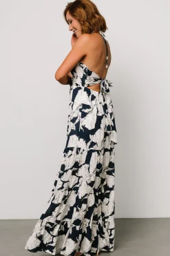 Sale Baltic Born Visalia Maxi Dress | Navy + White Navy+White
